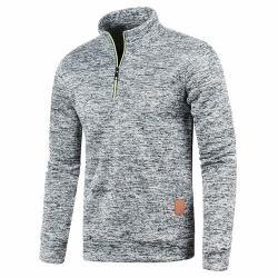 🔥 Halber Reißverschluss Pullover für Männer 🧥 Angebot bei HelloDeals