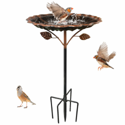 Metall Vogeltränke Stehend Groß Für Garten 🌿🐦 Angebot bei HelloDeals