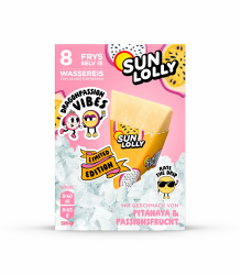 Angebot: Sun Lolly Wassereis Drachenfrucht & Passionsfrucht 8 Stk 🍦🌺 Angebot bei HelloDeals