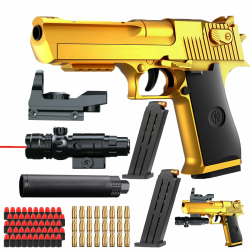 🔫 Bybykoi Spielzeug Pistole Kinder Pistole 1:1 Spielzeugpistole Wüstenadler M1911 für Kinder Angebot bei HelloDeals