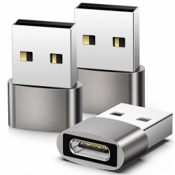 🔌📱 USB C Adapter: USB C auf USB (3 Stück) - Kompatibel mit iPhone, Samsung Galaxy Angebot bei HelloDeals