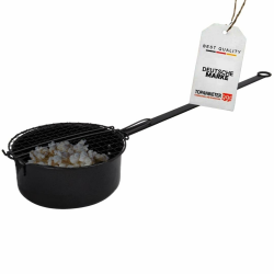 🍿🔥 TOP-DEAL: Popcorn-Pfanne für Lagerfeuer & Grill 69 cm Angebot bei HelloDeals