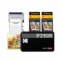 📸 KODAK P210 Mini 2 Retro - Mobiler Farbig Fotodrucker! Angebot bei HelloDeals
