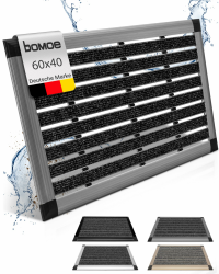 🌟 Bomoe Fußabtreter Außenbereich Alu Fußmatte 40x60 cm AluGant Haustür Fußabtreter Angebot bei HelloDeals