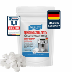Reinigungstabletten 25 Stück | für alle Marken und Arten von Kaffeevollautomaten und Kaffeemaschinen 🧼🔧 Angebot bei HelloDeals