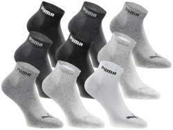 🔥 Mega Deal! PUMA Quartersocken 18 Paar Pack Statement Edition - Damen und Herren Angebot bei HelloDeals