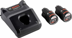 🔋🛠️ Bosch Professional 12V System Akku Starter-Set: GBA 12V 2x 2.0Ah Akku + Ladegerät GAL 12V-40 - Nur 61.99€! Angebot bei HelloDeals