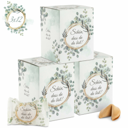 🥠 Schön dass du da bist - Glückskeks Einzeln Verpackt - Gastgeschenk Hochzeit Gäste 🎉 Angebot bei HelloDeals