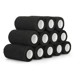 🏥 12 Roll Selbstklebender Verband 10cm Kohäsive Bandage 🐾 Angebot bei HelloDeals