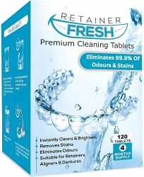 Retainer Reinigungstabletten – 120 Tabletten Angebot bei HelloDeals