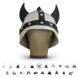 LoWell® Saunahut - Filzhut für Damen und Herren inkl. Sauna-Ratgeber 🧖‍♂️ Angebot bei HelloDeals