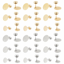 UNICRAFTALE 36 Stück Edelstahl Ohrstecker 🌟 DIY Ohrringe Schmuckherstellung Angebot bei HelloDeals