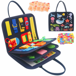 🌟 Withosent Busy Board für Kleinkinder 4-Schichten 🌈👶 Angebot bei HelloDeals