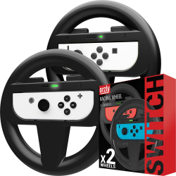 Orzly 2 x Lenkräder für Nintendo Switch - Twin Pack 🎮🏎️ Angebot bei HelloDeals