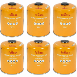 🔥🏕️ FUMOSA Gaskartuschen Set für Weber Q100/1000-Serien, Performer & Go Anywhere, Ventilkartusche je 450g Anzahl 6 Kartuschen 🔥🏕️ Angebot bei HelloDeals