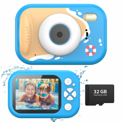 Tosaju Unterwasserkamera 48MP Kinderkamera 🌊📸 10m Wasserdicht Kamera 1080P Video Schnorcheln Fotoapparat Angebot bei HelloDeals
