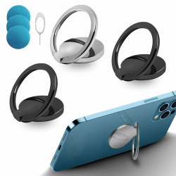 📱 Xiaoxianxian 3 Stück Handy Ring: Ultradünner Ring Ständer für alle Smartphones Angebot bei HelloDeals