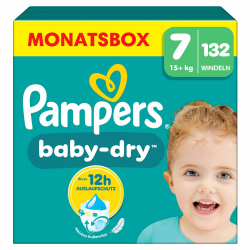 👶 Pampers Baby-Dry Größe 7, 132 Windeln 🌙 Angebot bei HelloDeals