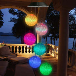 🌞🎐 iShabao Solar Windspiel Garten - Muttertagsgeschenk 🎁 Angebot bei HelloDeals