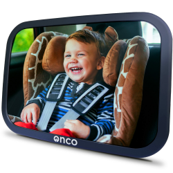 👶🚗 Onco 360° Baby Autospiegel - 100% bruchsicher & rutschfest! 🌟 Angebot bei HelloDeals