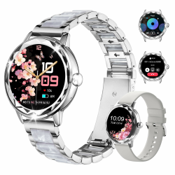 Homailida Smartwatch Damen mit Anruf-Funktion, 123 Sportmodi, IP67 wasserdicht Fitnessuhr Angebot bei HelloDeals