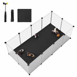 🐹🐰🏡 SONGMICS Kleintiergehege mit Bodenplatten, Laufstall für Hamster, Kaninchen, Meerschweinchen Angebot bei HelloDeals