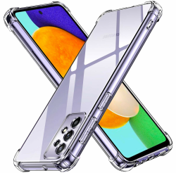 📱 iVoler Klar Silikon Hülle Samsung Galaxy A52 5G/4G/A52s 5G mit Stoßfest Schutzecken Angebot bei HelloDeals