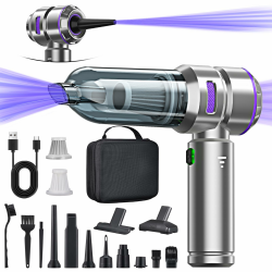 3-in-1 Handstaubsauger Akku 🧹 Auto Staubsauger Stark 🚗 18000PA Handstaubsauger Kabellos Angebot bei HelloDeals