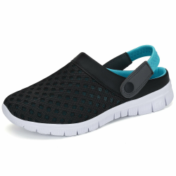 🌞 SAGUARO Sommer Clogs Herren & Damen Atmungsaktiv Hausschuhe Strand Sandalen 🌴 Angebot bei HelloDeals