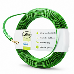 🌞 Luna® Wäscheleine 50m - Extra Stark & Wetterbeständig - Inklusive Spanner 🌿 Angebot bei HelloDeals