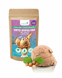 Simply Keto Lower-Carb* Haselnuss Eis Mix - Cremiges Eis ohne Zuckerzusatz Angebot bei HelloDeals