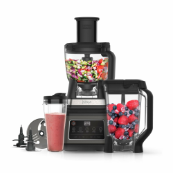 Ninja 3-in-1 Küchenmaschine & Mixer 🥗🥤🍰 - 5 Programme - 1200W - Schwarz BN800EU Angebot bei HelloDeals