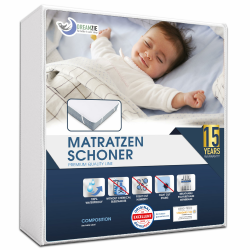 Dreamzie Matratzenschoner 70x140 Baby Wasserdicht Made in EU und Oeko-TEX Zertifiziert Nässeschutz Atmungsaktiv 😍 Angebot bei HelloDeals