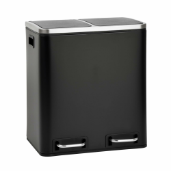 🚮 SVITA TM2X15 Treteimer 30 Liter Abfalleimer Schwarz 🏡 Angebot bei HelloDeals