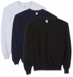 Angebot: Fruit of the Loom Herren Sweatshirt (3er Pack) XXL 🍎👕 Angebot bei HelloDeals