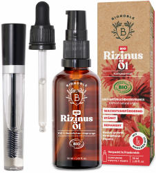 Bionoble Rizinusöl Bio 50ml - 100% Rein, Natürlich, Kaltgepresst Angebot bei HelloDeals