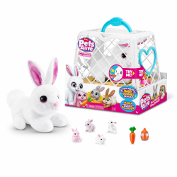 🐰🎉 Pets Alive Mama Bunny Surprise von ZURU - Realistischer elektronischer Plüschhasen-Roboter für Kinder Angebot bei HelloDeals