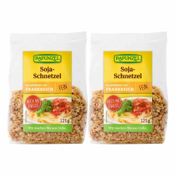 🌱🛒 Super Deal: Rapunzel Soja-Schnetzel fein, 2er Pack (2 x 125 g) - Bio Angebot bei HelloDeals