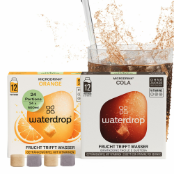 Wassersprudler® Microdrink Set – Orange & Cola zuckerfrei, 24 Würfel 🍹🍊 Angebot bei HelloDeals