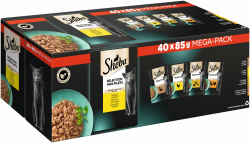 🐱 SHEBA Adult Katzenfutter nass - 40x85g Portionsbeutel - Geflügel Variation in Sauce - Nassfutter für Katzen - 1 Großpackung 🐾 Angebot bei HelloDeals