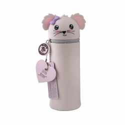 🦋 Lulubug Silikon Federmäppchen - Maus Berny 🐭 | Federtasche aus weichem Silikon für Stifte ✏️ | Federmappe und Stiftehalter 🖊️ | Mäppchen Tiere, Schlampermäppchen Angebot bei HelloDeals