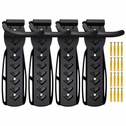 🚲 4 x WELLGRO Wand Fahrradhalter - Stahl Fahrrad Wandhalterung 🚲 Angebot bei HelloDeals