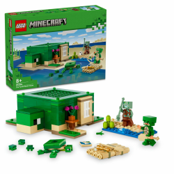 LEGO Minecraft Das Schildkrötenstrandhaus 🐢🎮 - Ostergeschenk für Kinder & Gamer Angebot bei HelloDeals