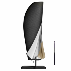 Sonnenschirm Schutzhülle mit Stab, Ampelschirm Schutzhülle 2 bis 4 M Schirmhülle 🌞🌧️ Angebot bei HelloDeals