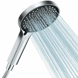 🚿 Cobbe Duschkopf Wassersparender, Sparduschkopf, Duschkopf mit Schlauch, Großem Regendusche Duschkopf Druckerhöhend, Wassersparender Duschkopf mit 3 Strahlarten, Schwarz/Chrom Angebot bei HelloDeals