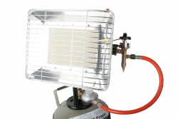 🔥🔥🔥 Super Deal! Gazcamp Heizstrahler 4,2 kW mit Piezozündung & Zündsicherung inkl. Schlauch & Regler Angebot bei HelloDeals