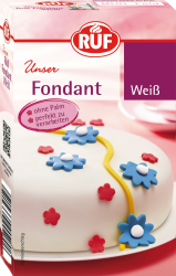 🍰🎨 RUF Fondant weiß 250g (1er Pack) - Glutenfrei & Vegan 🌼🌈 Angebot bei HelloDeals