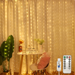 🌟 Jsdoin Lichtervorhang, 3.6x3m 360 LEDs Vorhang Lichterketten 🌟 Angebot bei HelloDeals