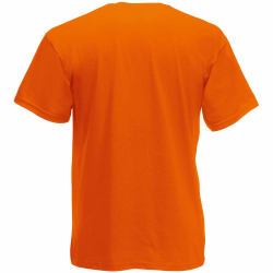 👕 Fruit of the Loom Herren Original T Kurzärmeliges Rundhals-T-Shirt (1er Pack) L Orange - Sonderangebot! Angebot bei HelloDeals