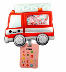🚒 Bauer Spielwaren Bizyboo Feuerwehr: Beschäftigungstäschchen mit versteckten Objekten Angebot bei HelloDeals